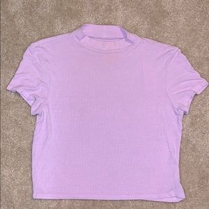 Ribbed crop top